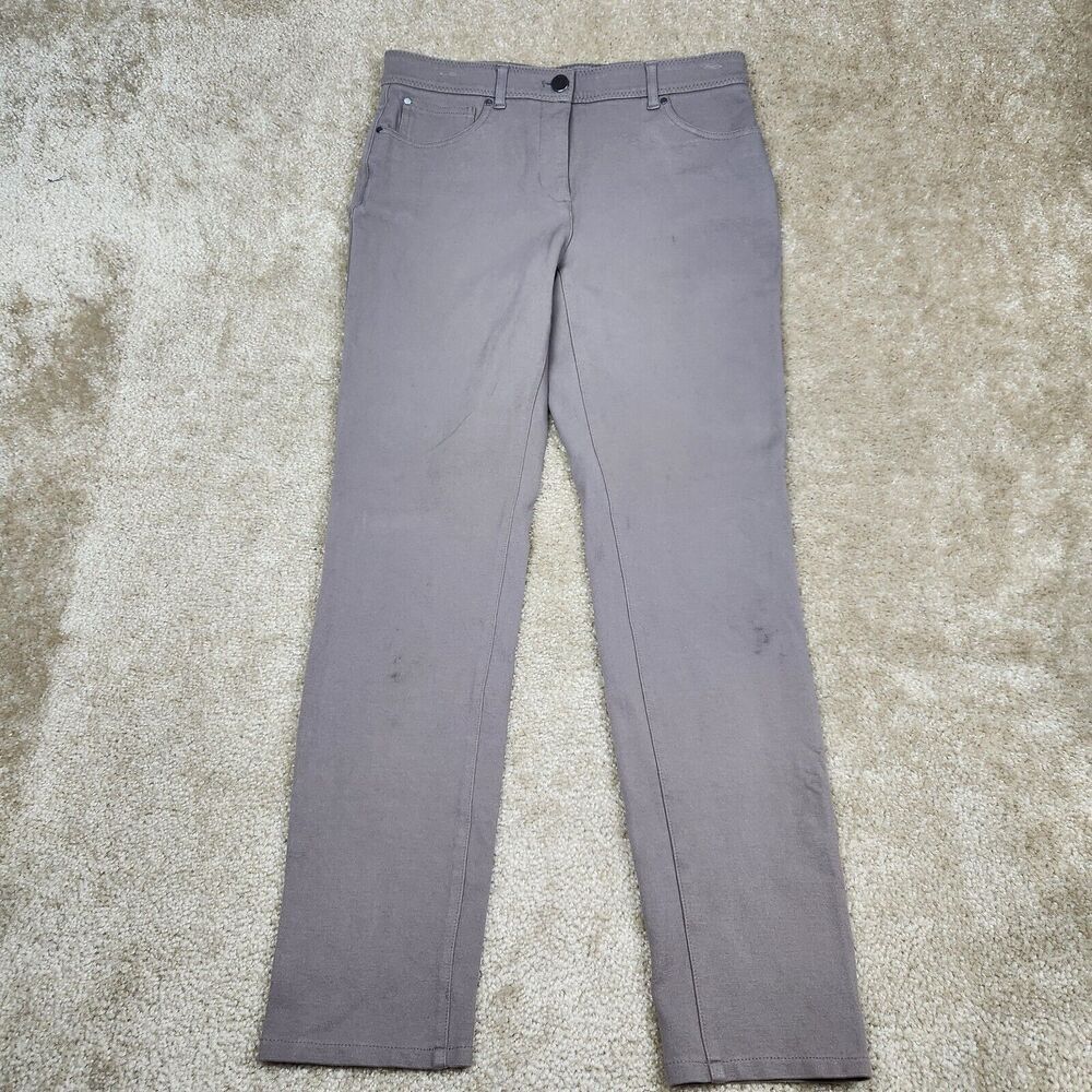 Chico's Pants Womens Size 0 Gray So Slimming Stretch Casual A600
